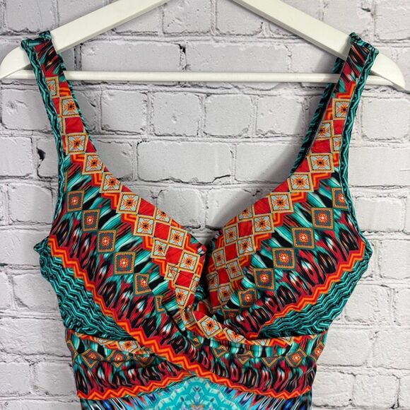 Miraclesuit Women's Swimwear Casbah Escape Underwire One Piece Swimsuit Size 14 - Picture 3 of 8